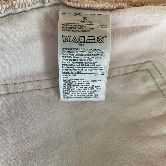 GAP DENIM 3” Shorts Spring Pink - Picture 8 of 11